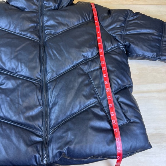 UGG Women's Ronney Puffer Faux Leather Coat - Picture 8 of 10